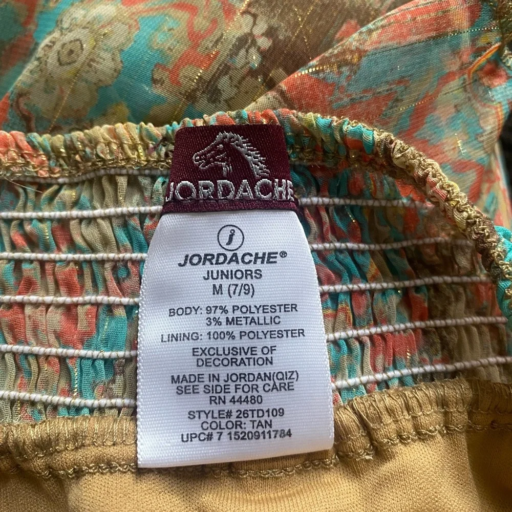 Jordache Mandala Print Halter Top - Picture 3 of 4